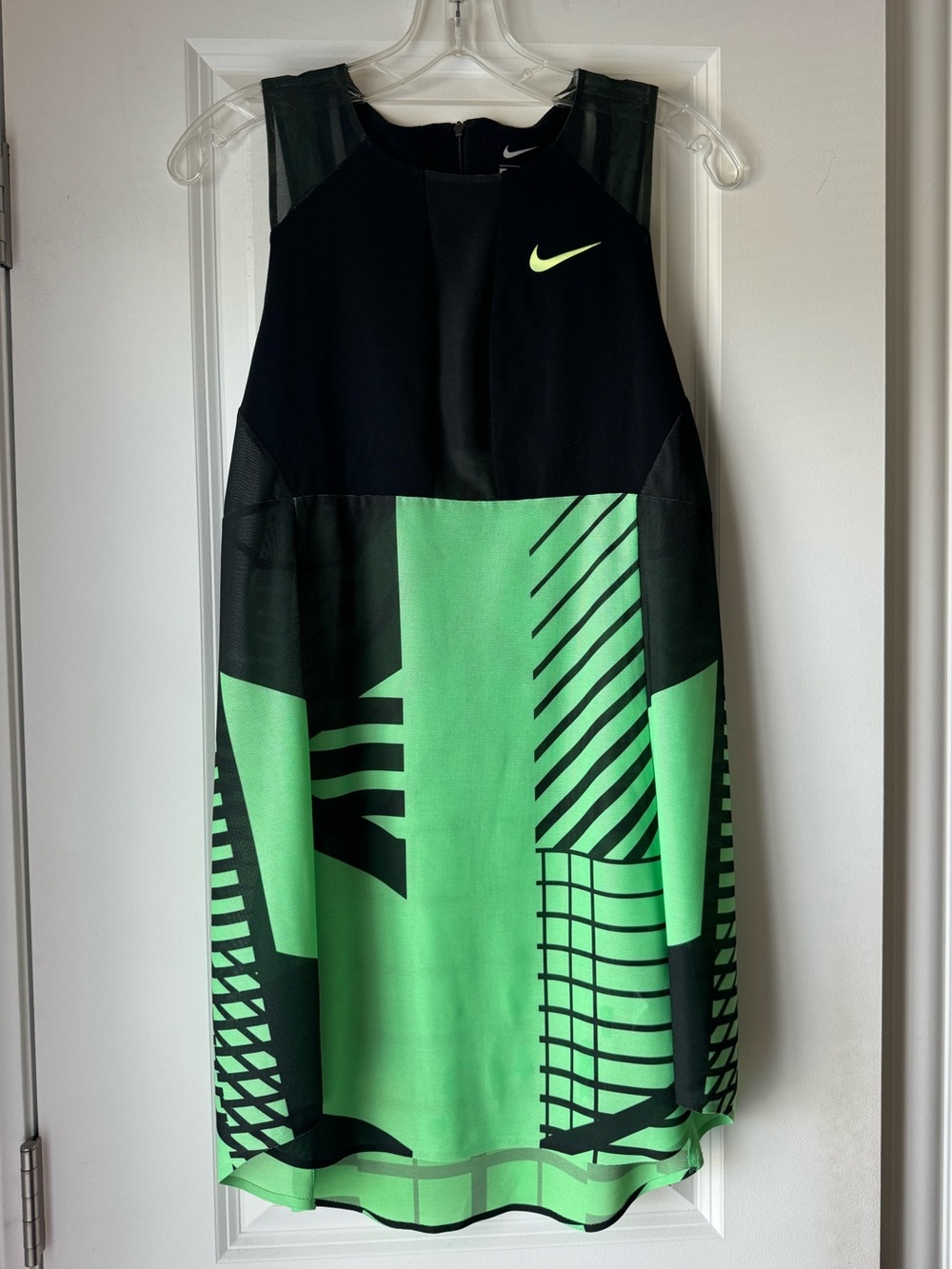 Nike Serena Williams Premier Court Power Electro Green Tennis Dress in Size L